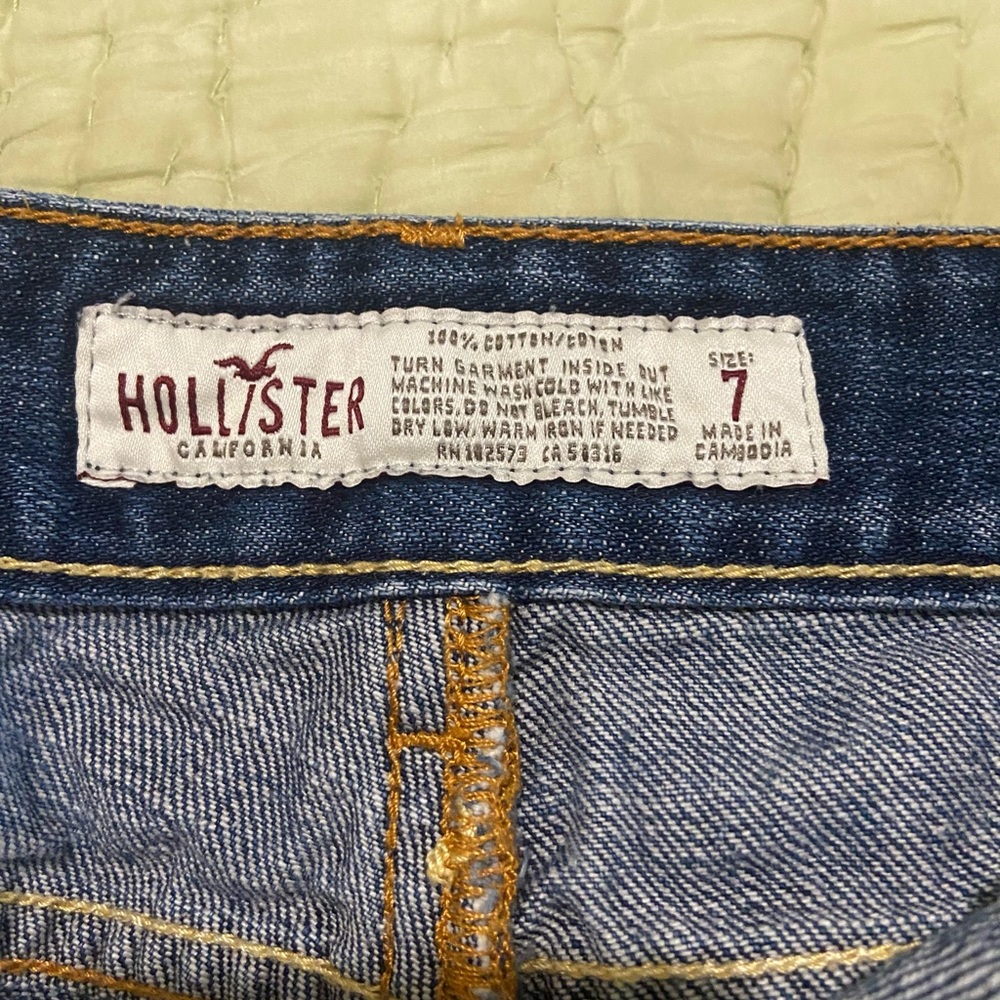 Hollister Denim mini skirt